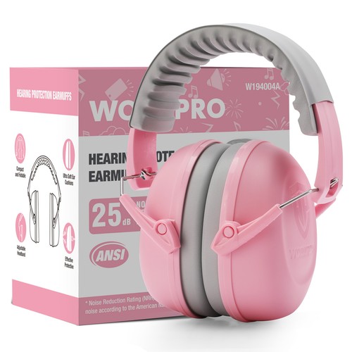 Workpro safety ear muffs pink - safety,