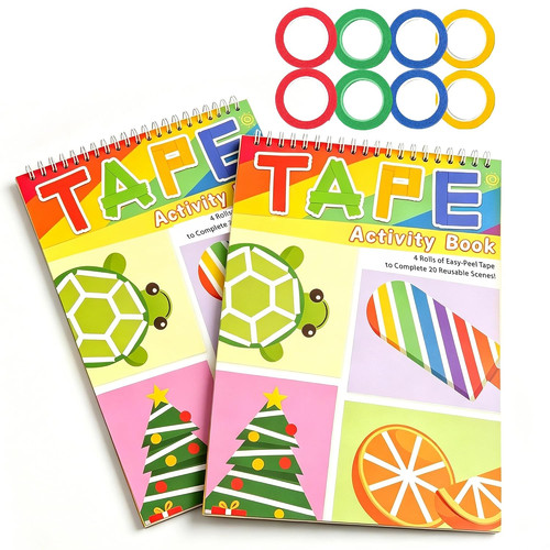 Pack tape activity books for - pack,